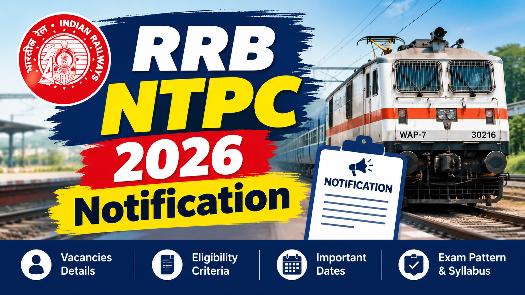 RRB NTPC 2026 Notification